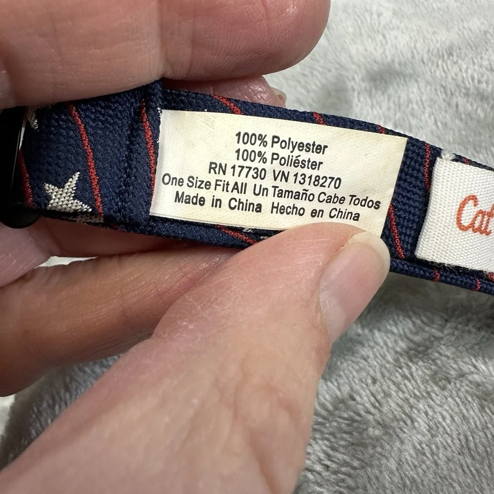 Cat & Jack Boys Bow Tie Blue Red White Stars & Stripes 1.75